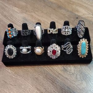 Elegant Women's Jewelry Ring Set